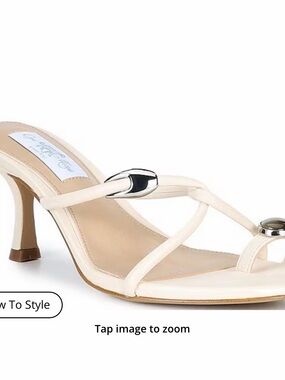 Gianni Bini x Cyd Morris The Miramar Leather Sandals